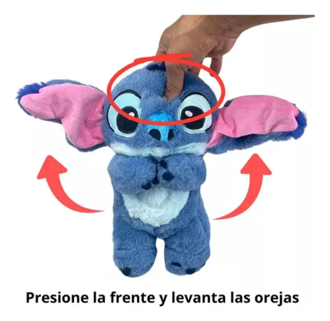 Peluche Interactivo Stitch con Sonido – ¡Diviértete con tu personaje favorito!