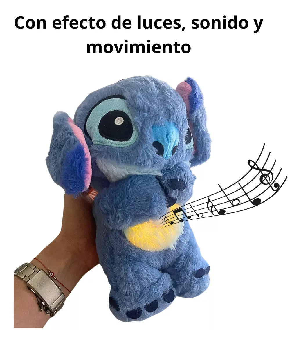 Peluche Interactivo Stitch con Sonido – ¡Diviértete con tu personaje favorito!